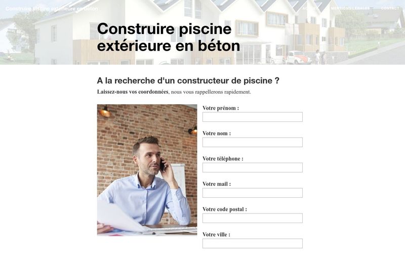 Le succès de la piscine en béton